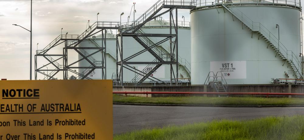 The fuel facility at RAAF Base Richmond, New South Wales