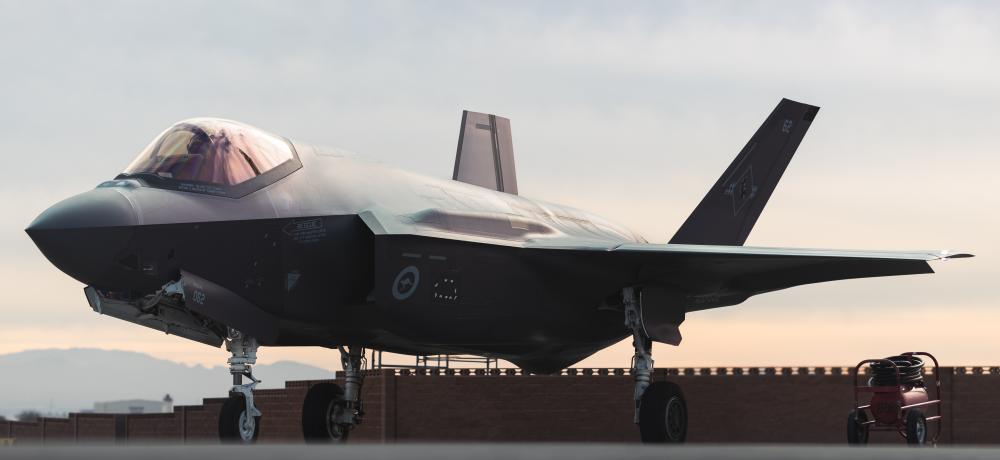 F35 jet on tarmac