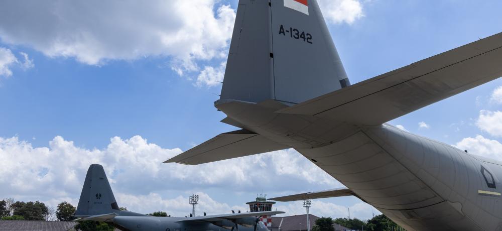 RAAF and Indonesian Air Force Herculese during Exercise Rajawali AUSINDO 24 
