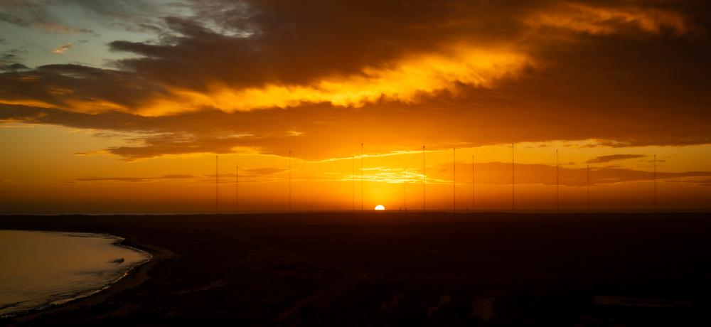  Naval Communication Station Harold E. Holt in Exmouth, Western Australia.