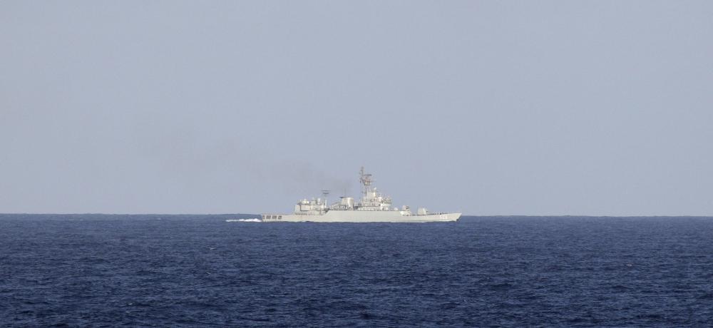Peoples Liberation Army - Navy (PLA-N) warship Mian Yang
