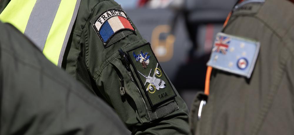 Aviators from No.35 Squadron and French Air and Space Force during a training exercise at Bundaberg Airport, Queensland.