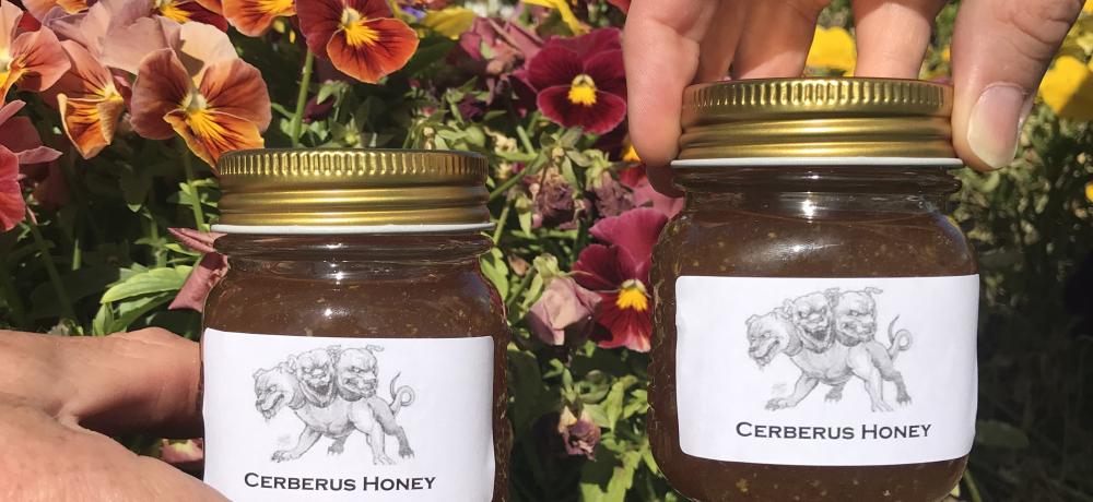 HMAS Cerberus Bee Club honey presentaion to Command Team, HMAS Cerberus, Victoria.