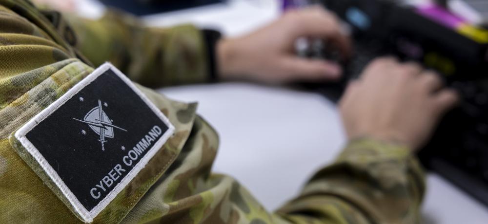 Cyber Response Cell during Exercise Talisman Sabre 2025, at Gallipoli Barracks, Queensland.
