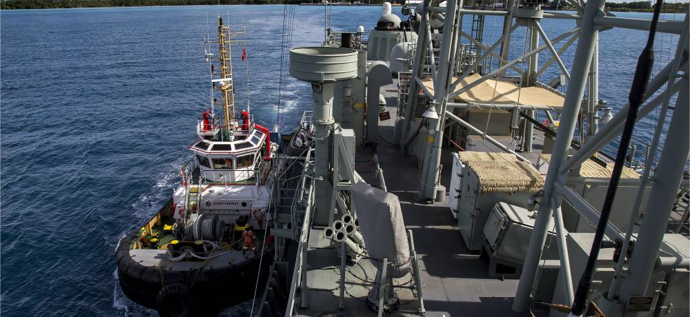 HMAS Newcastle, Diego Garcia