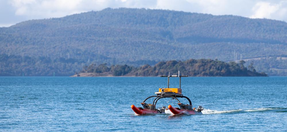 A remote maritime vessel operated by members of the Australian Maritime College 