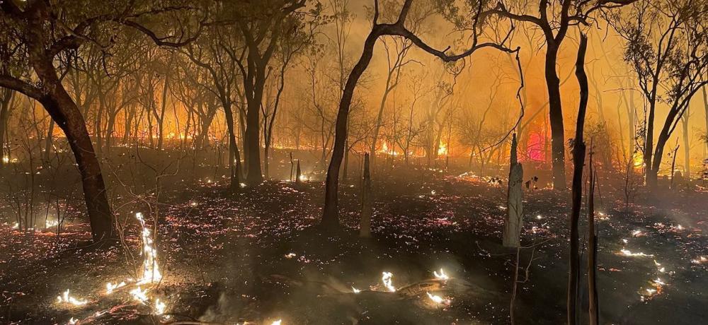 No. 17 Squadron Fire Section responded to a request from Bushfires Northern Territory 