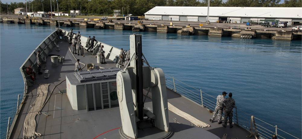 HMAS Newcastle  Diego Garcia