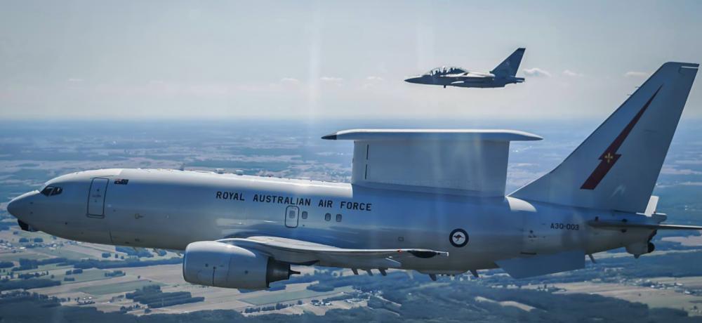 Wedgetail over Poland