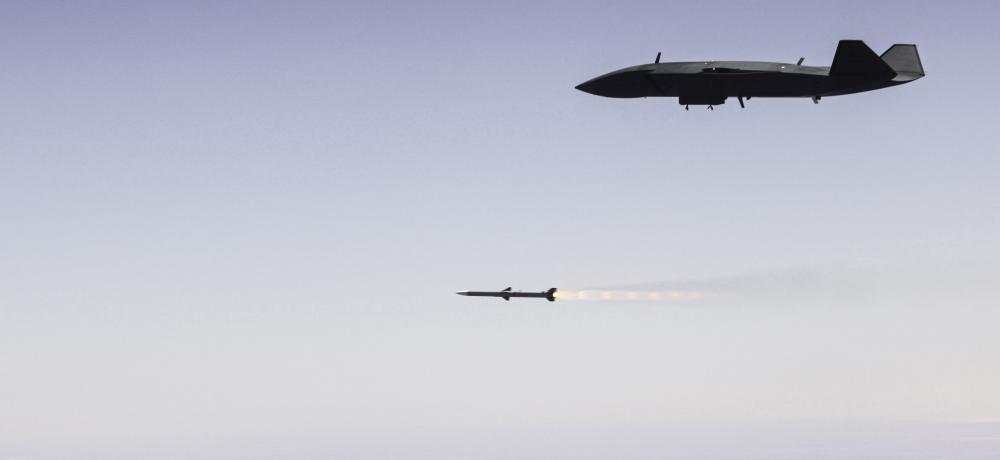 AIM-120 and  Ghost Bat 