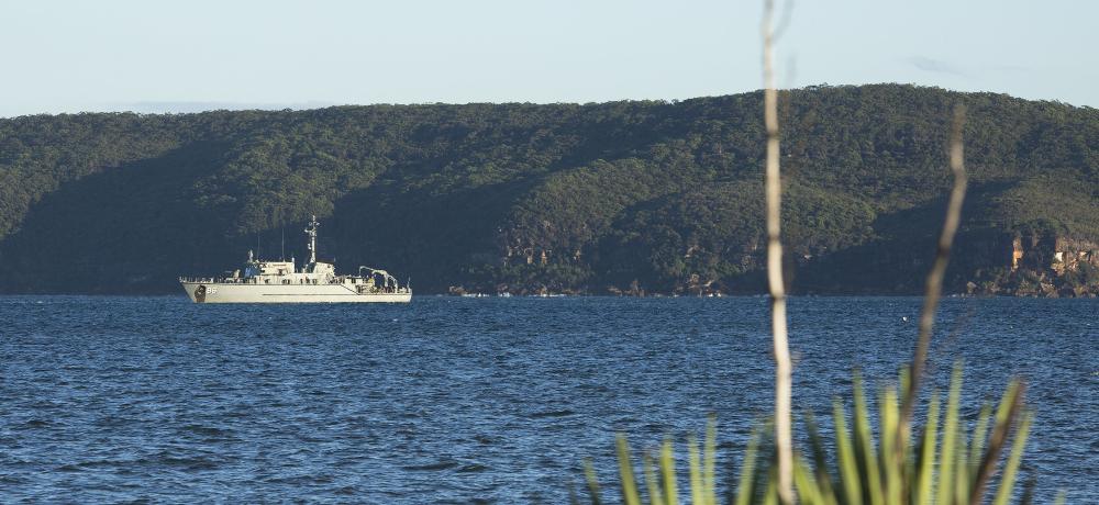 HMAS Diamantina, Newport
