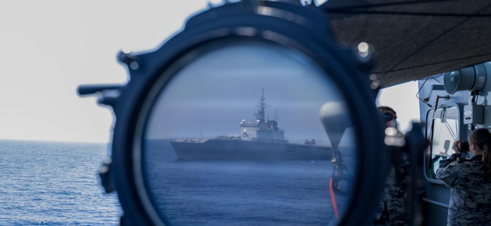 Japan Maritime Self-Defense Force Osumi-class tank landing ship JMSDF Shimokita 