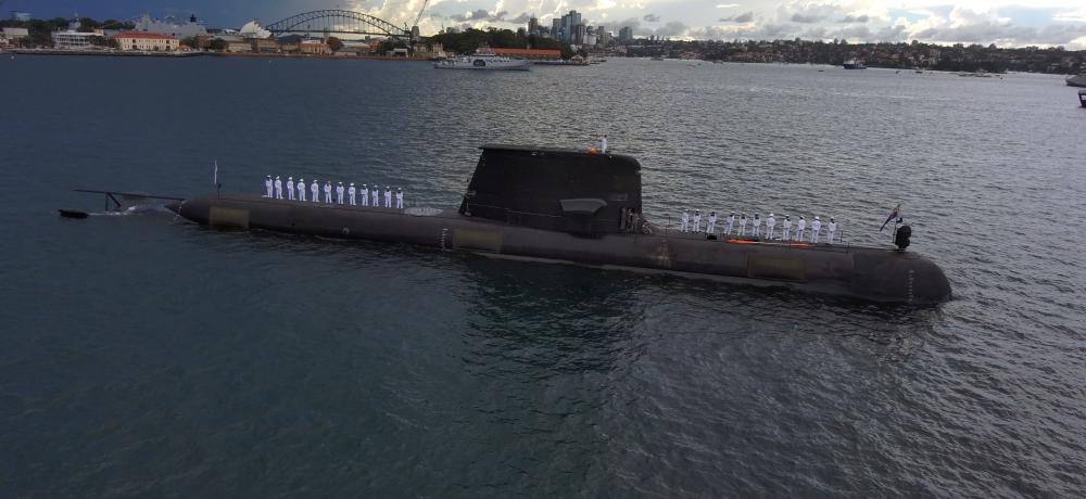 HMAS Dechaineux  Kakadu Fleet Review.