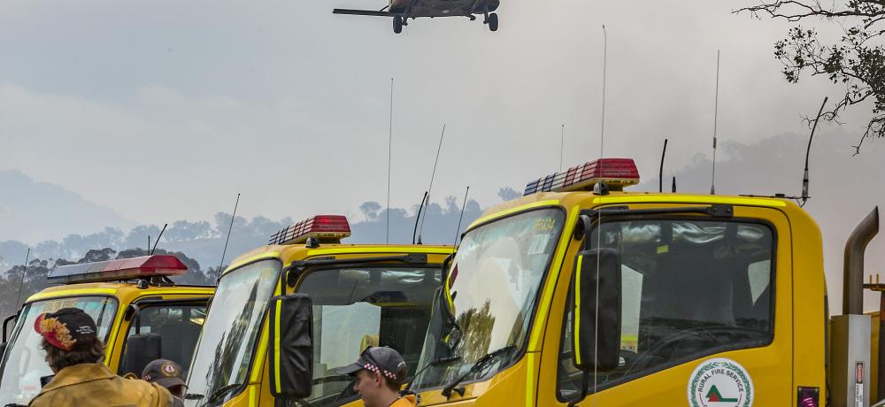 Navy MRH-90 Bushfire Assist.