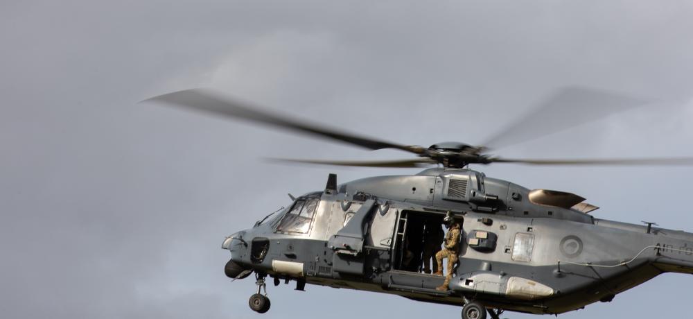 New Zealand Air Force NH-90 helicopter Townsville 