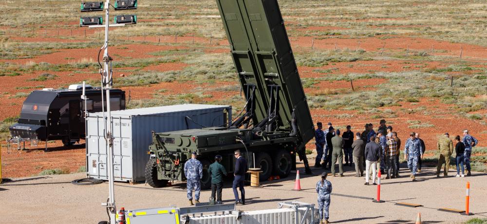 Derringer trailer-mounted missile, Woomera 