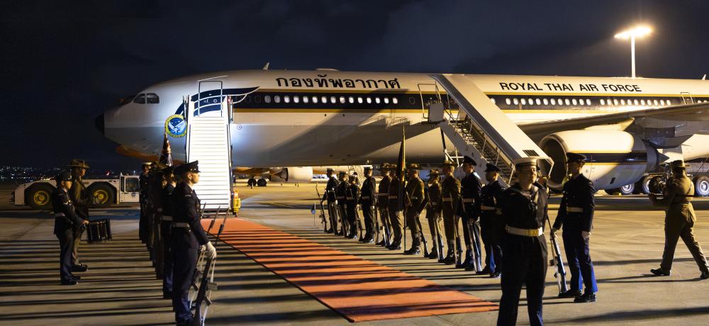 Australian Federation Guard ceremonial for  Thai Prime Minister 