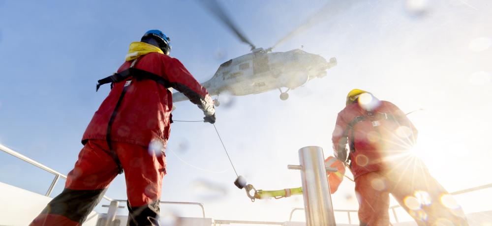 MH-60R  over water winching, Jervis Bay.