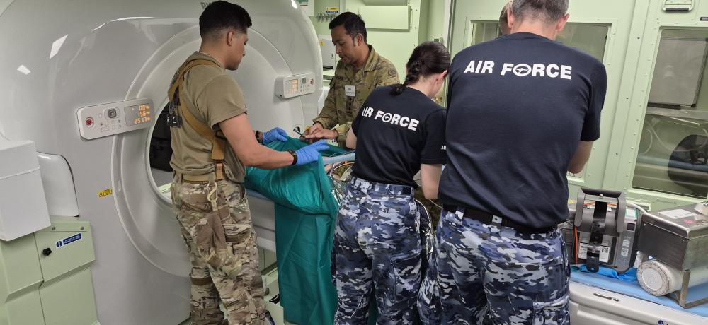 Deployable CT scanner, Enoggera.