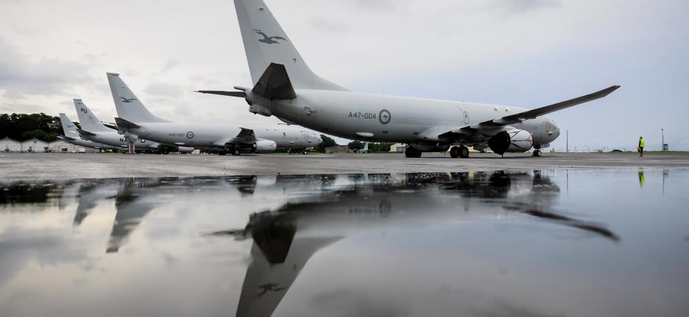 P-8A Poseidon Aircraft at Clark Air Base.