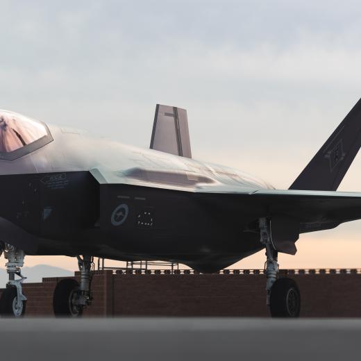 F35 jet on tarmac