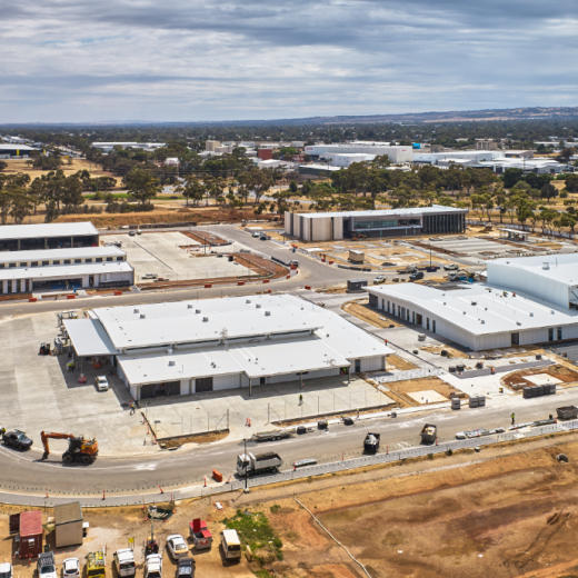 Development of new facilities at RAAF Edinburgh to support 16 Regiment is well underway.