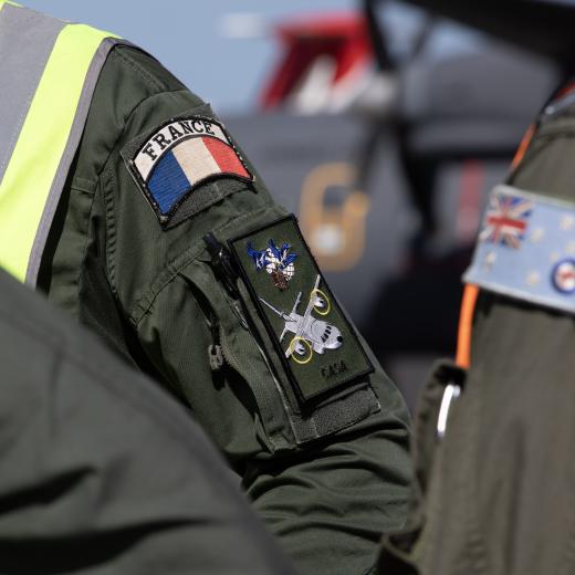 Aviators from No.35 Squadron and French Air and Space Force during a training exercise at Bundaberg Airport, Queensland.