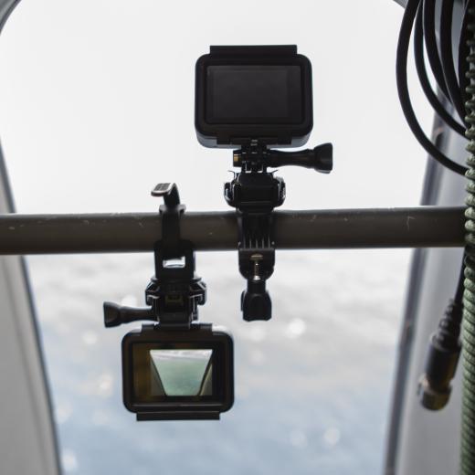 AI equipment used to detect life rafts, life boats and safety equipment during a C-27J Spartan artificial intelligence search and rescue training mission conducted off the coast of Stradbroke Island, Brisbane.