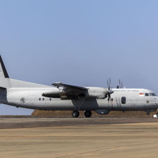 Singapore Air Force Fokker 50 
