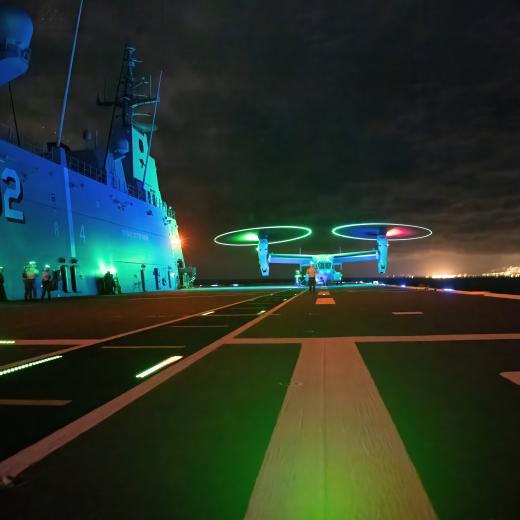 Osprey onboard HMAS Canberra
