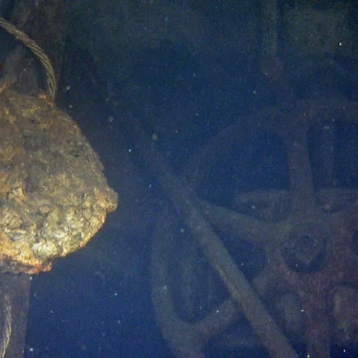 Conning tower wheel of AE2.