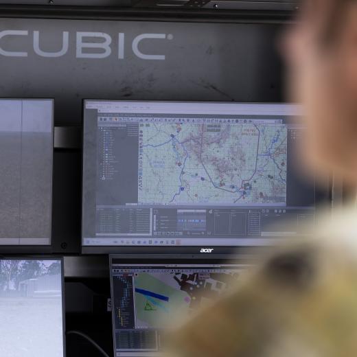 Combat Training Centre and Cubic Defence Australia display new live integrated systems.