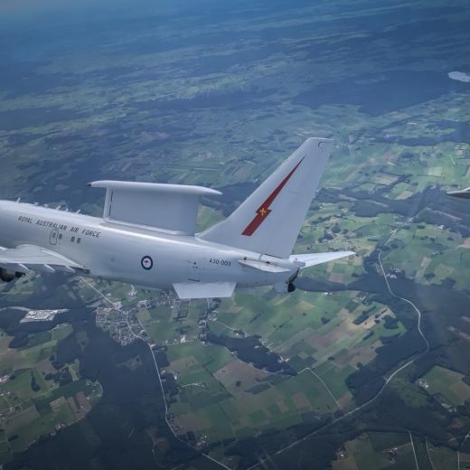 Wedgetail over Poland