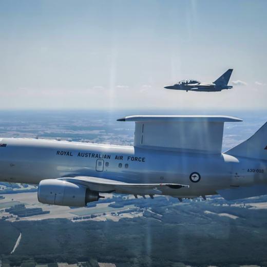 Wedgetail over Poland