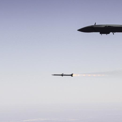 AIM-120 and  Ghost Bat 