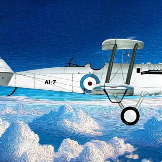 Image of plane in sky