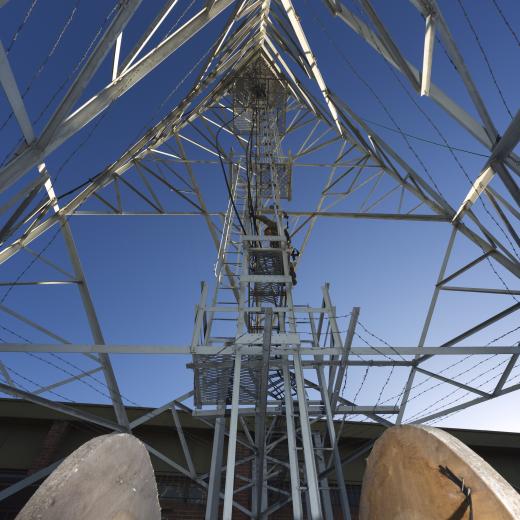 Coaxial cable and tower, Glenbrook.