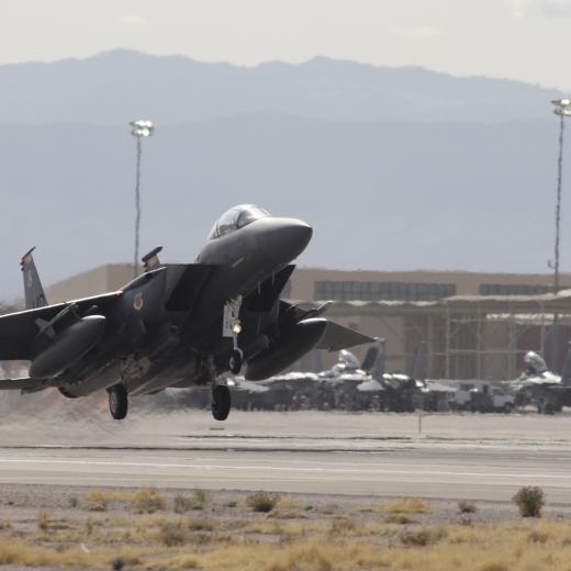 US F15 Eagle Nellis Air Force Base.
