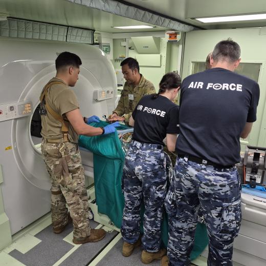 Deployable CT scanner, Enoggera.