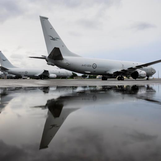 P-8A Poseidon Aircraft at Clark Air Base.